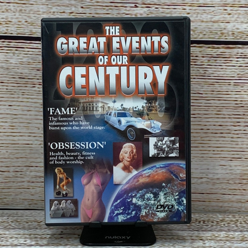 The Great Events of Our Century Fame Obsession [1997 DVD] Documentary History‎